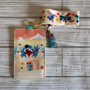 🏖️Loungefly Disney Stitch Sandcastle Lanyard